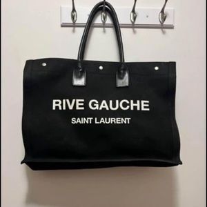 Authentic Saint Laurent Rive Gauche Tote Bag